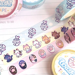 Fauxie Washi Tape // Kawaii tape // washi tape // Stationary Tape // Cute Tape // Animal Print