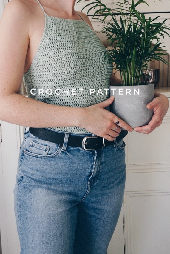 Summer Crochet Top Pattern: Beginner-Friendly Cotton Yarn (PDF Pattern)
