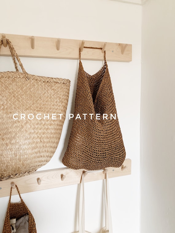 CROCHET PATTERN Crochet Hanging Storage Bag the Aumbry Hanging