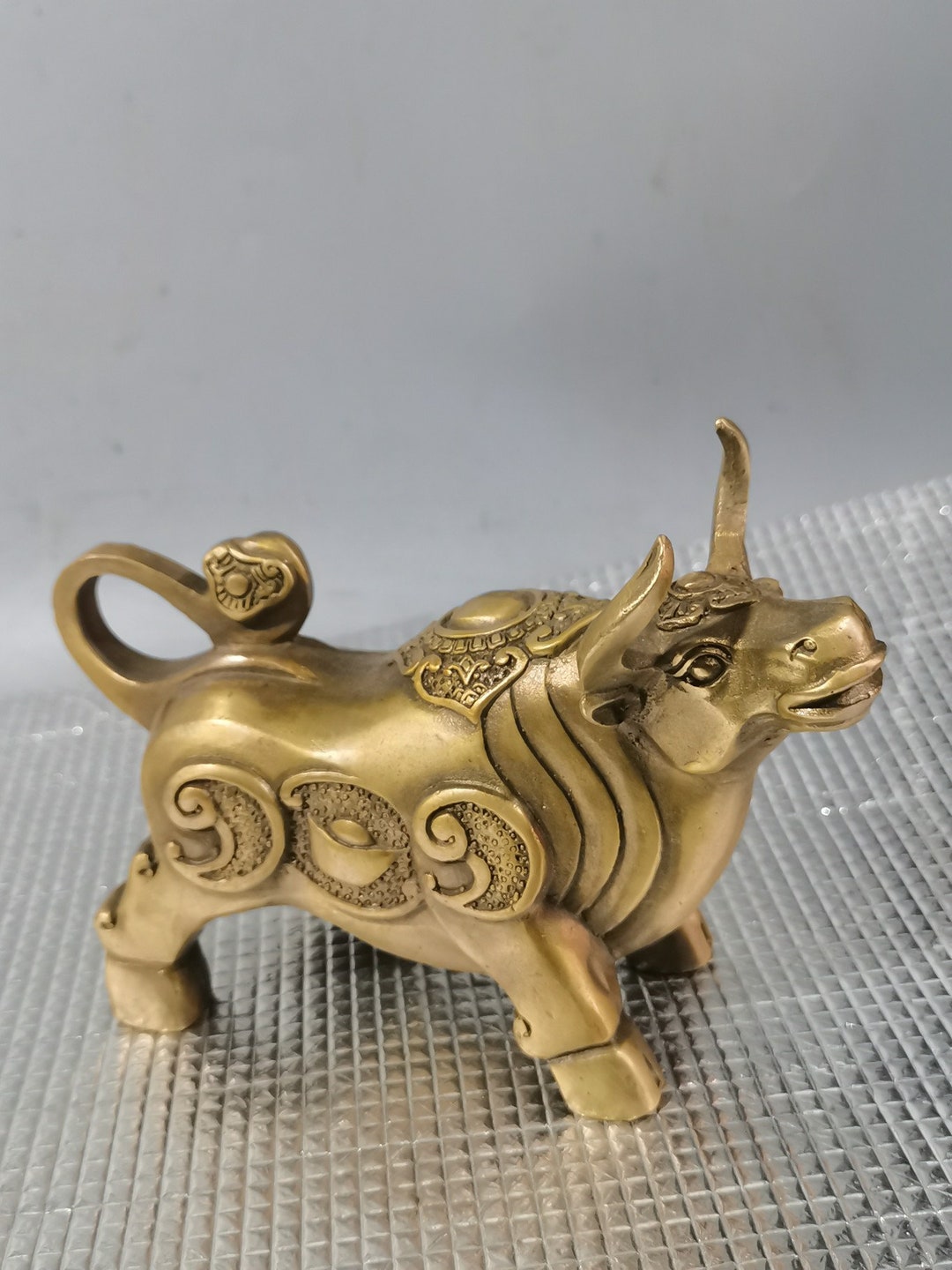 骨董品　牛　像 骨董品 牛 像