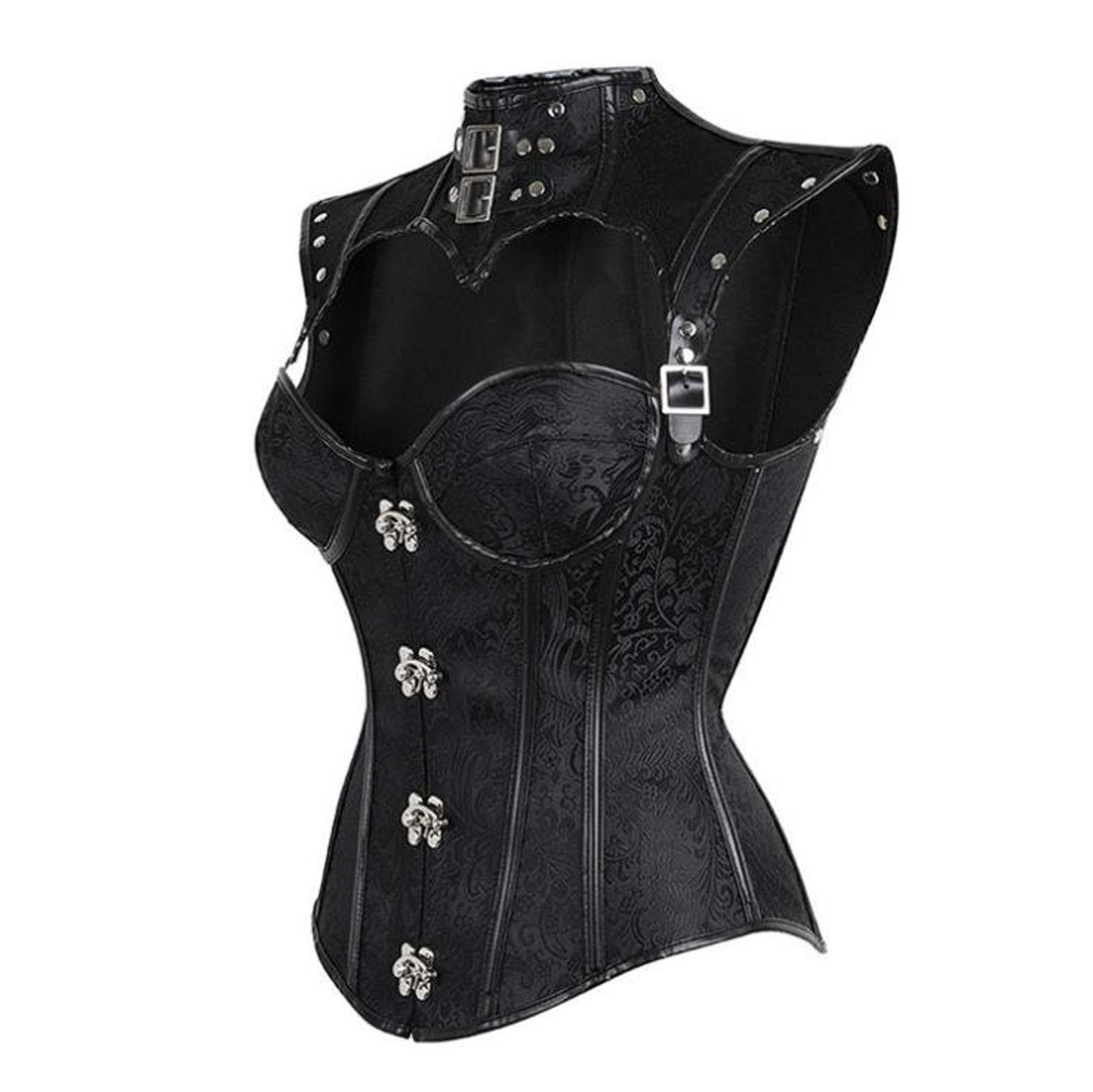 Women Steampunk/gothic/ Dark Knight Waist Coat Leather Corset - Etsy