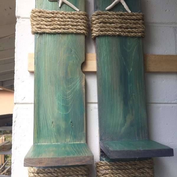 Nautical Shelving, Candle Holder