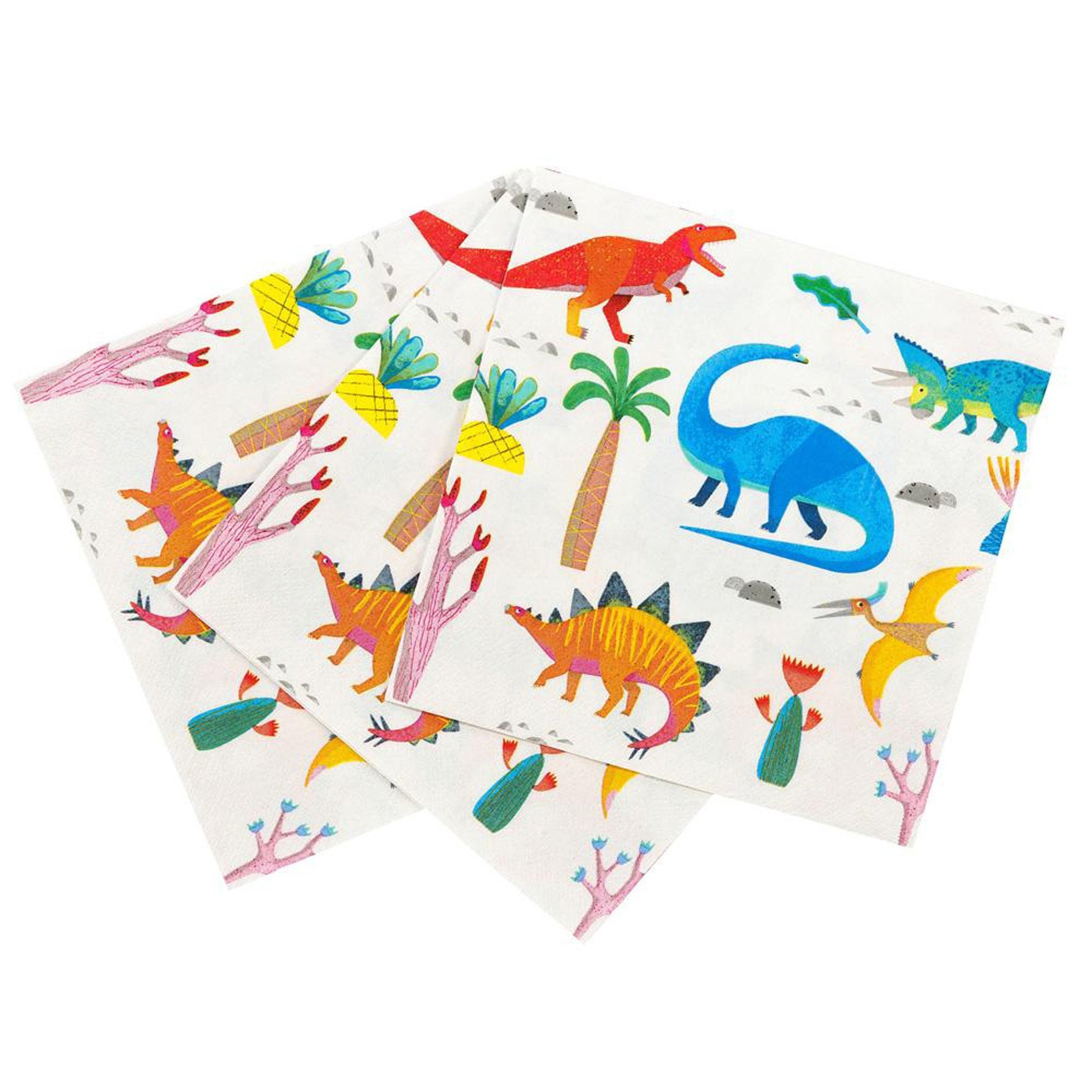 Party Dinosaurs Napkins 20 Pack Etsy