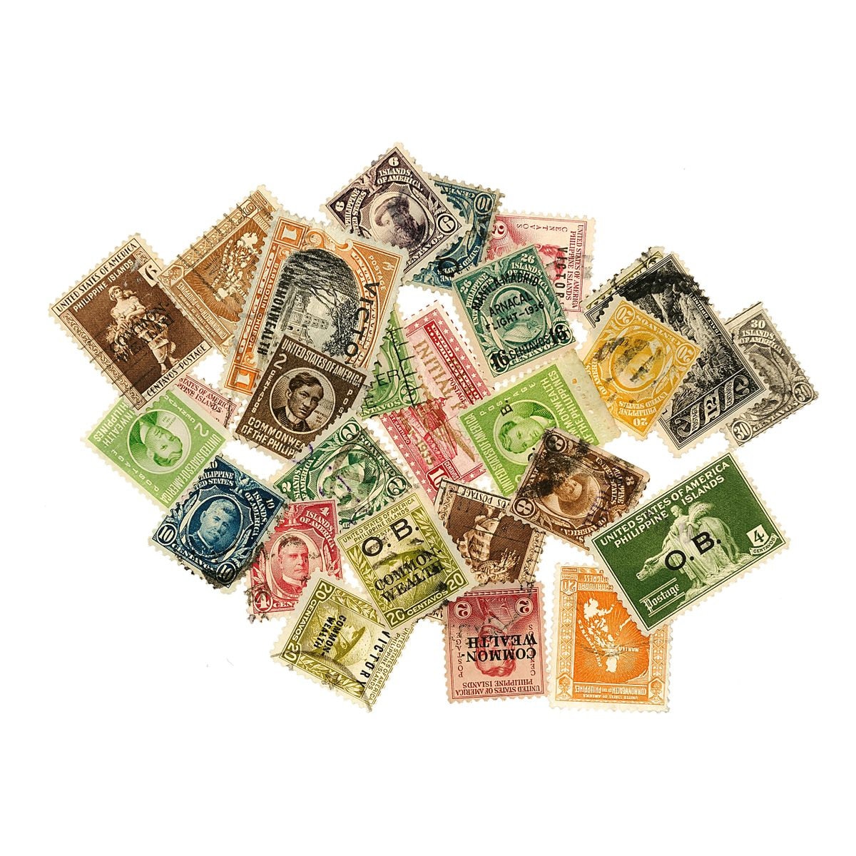 Vintage Philippine Stamps - Etsy
