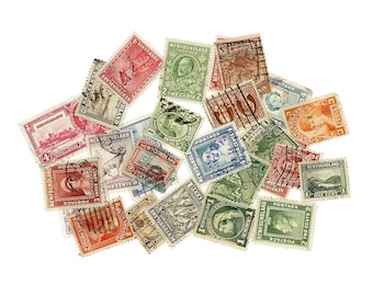 14 different Newfoundland cancelled stamps