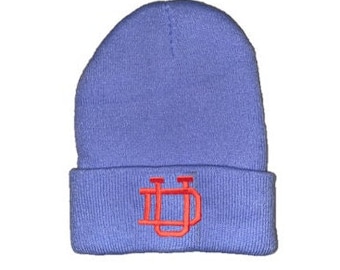 Dayton Hat, UD Beanie, University of Dayton Beanie, UD Retro, dayton student, Dayton Ohio, Chapel Blue hat, Chapel Blue Dayton, Dayton flyer