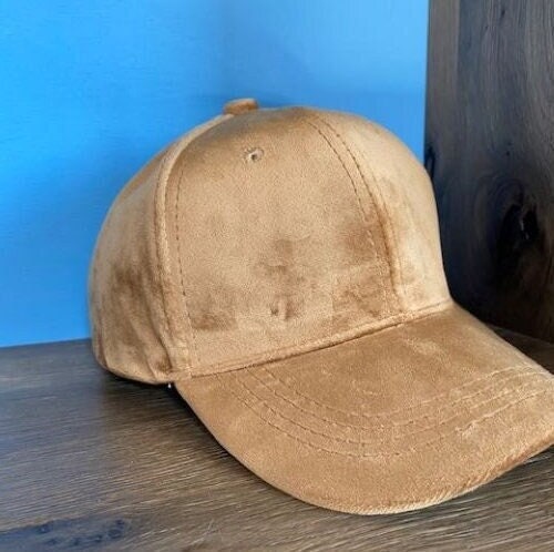 Faux suede baseball best sale hat