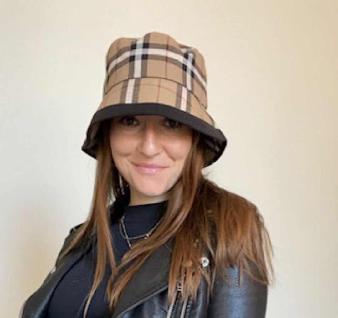 Plaid Bucket Hat, Spring 2024 Bucket Hat, Fashion Inspo, Plaid Fashion