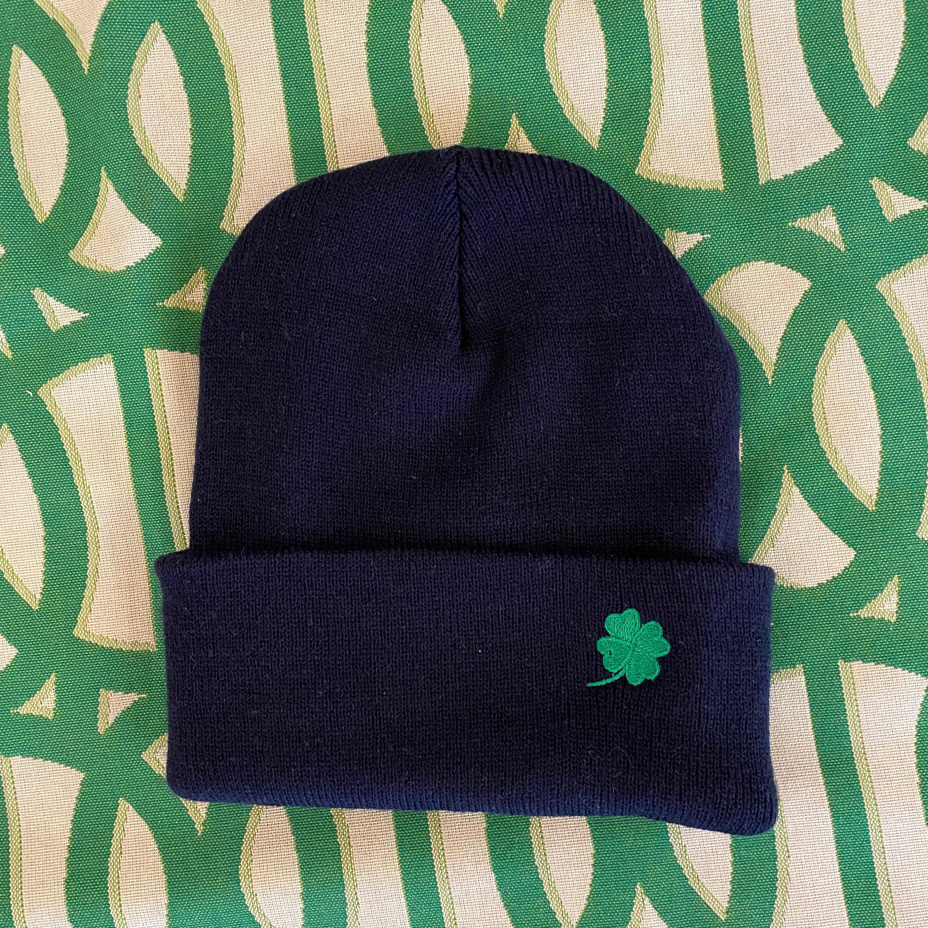Beanie St. Paddys Day Hat Shamrock 