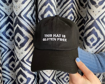 This Hat is Gluten Free, Gluten Free is My Life, Celiac Disease gift, Gluten Free Gift, Gluten Free Life