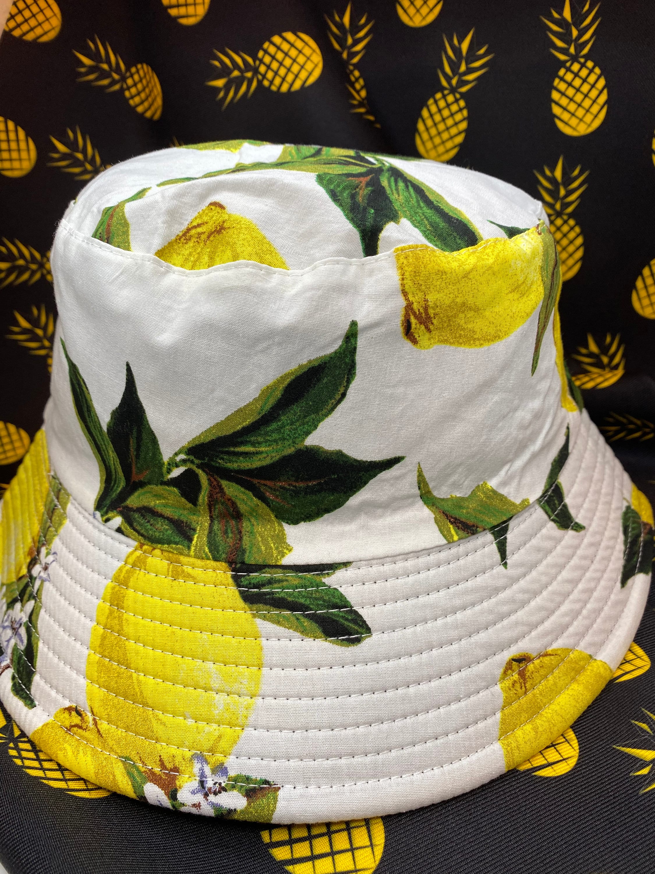 Lemon Bucket Hat Etsy