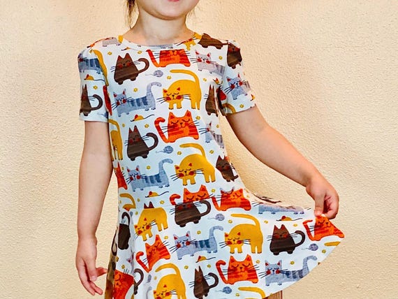Baby girl cat dress hotsell