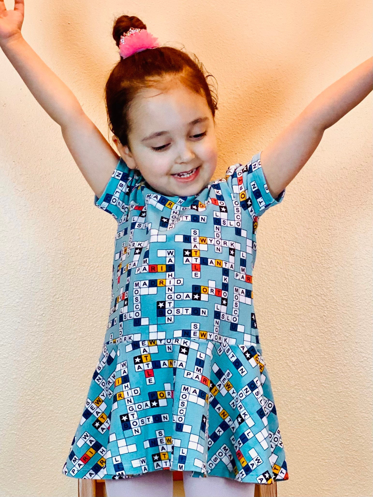 Kindergarten dress Alphabet dress toddler Back to school Etsy