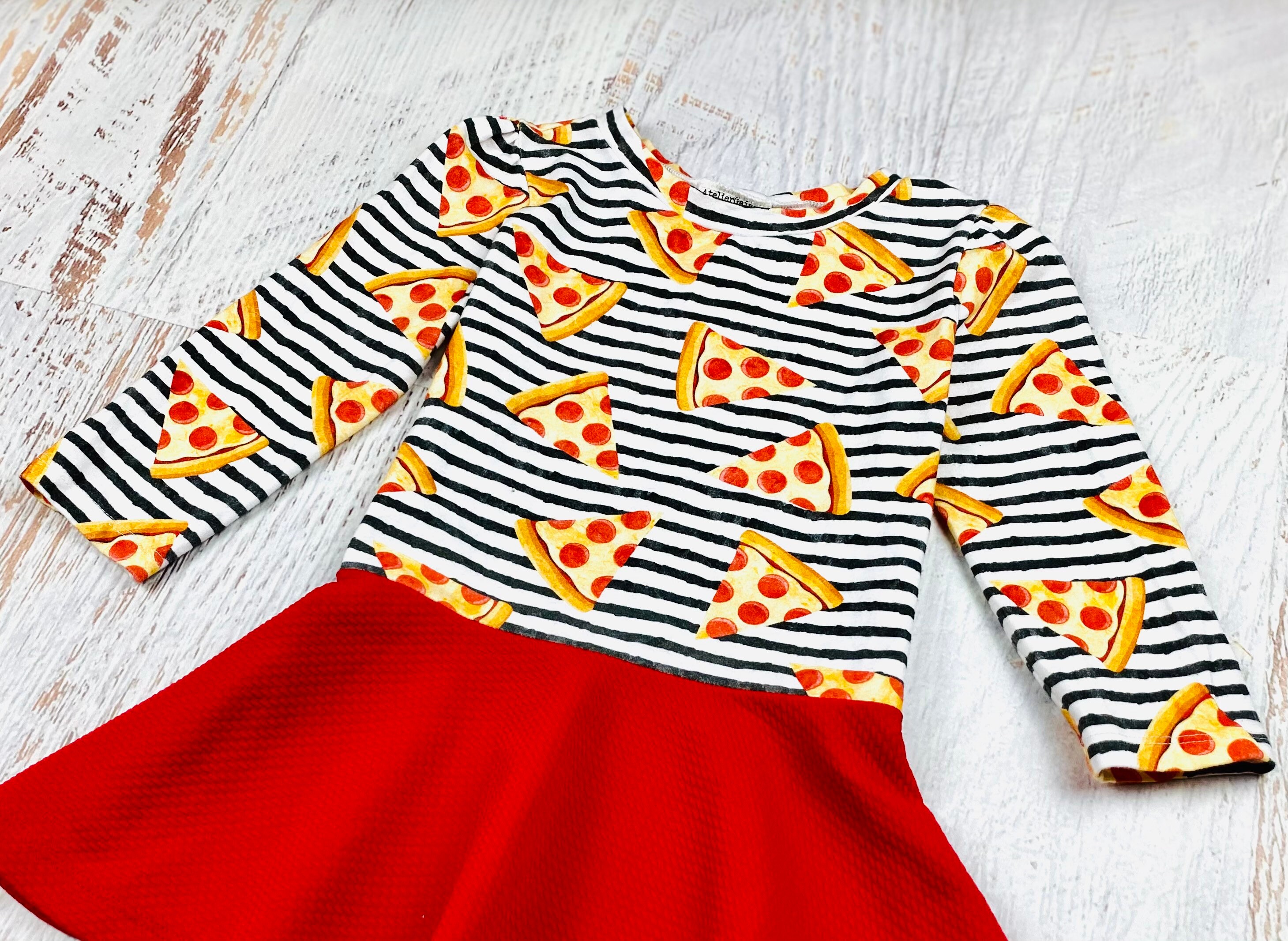 Pizza Dress Pizza Clothes Pizza Outfit Etsy
