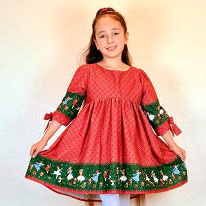 Baby girl Christmas dress Nutcracker dress Toddler Christmas gift Girls holiday dress Winter baby girl clothes Christmas outfit Church dress
