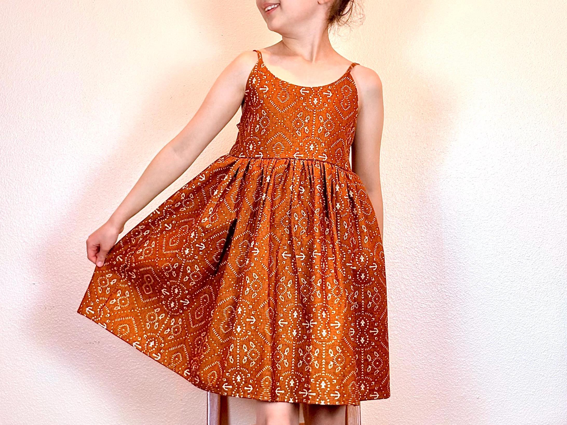 Brown Tropical Dress - Etsy Brown Tropical Dress - Etsy