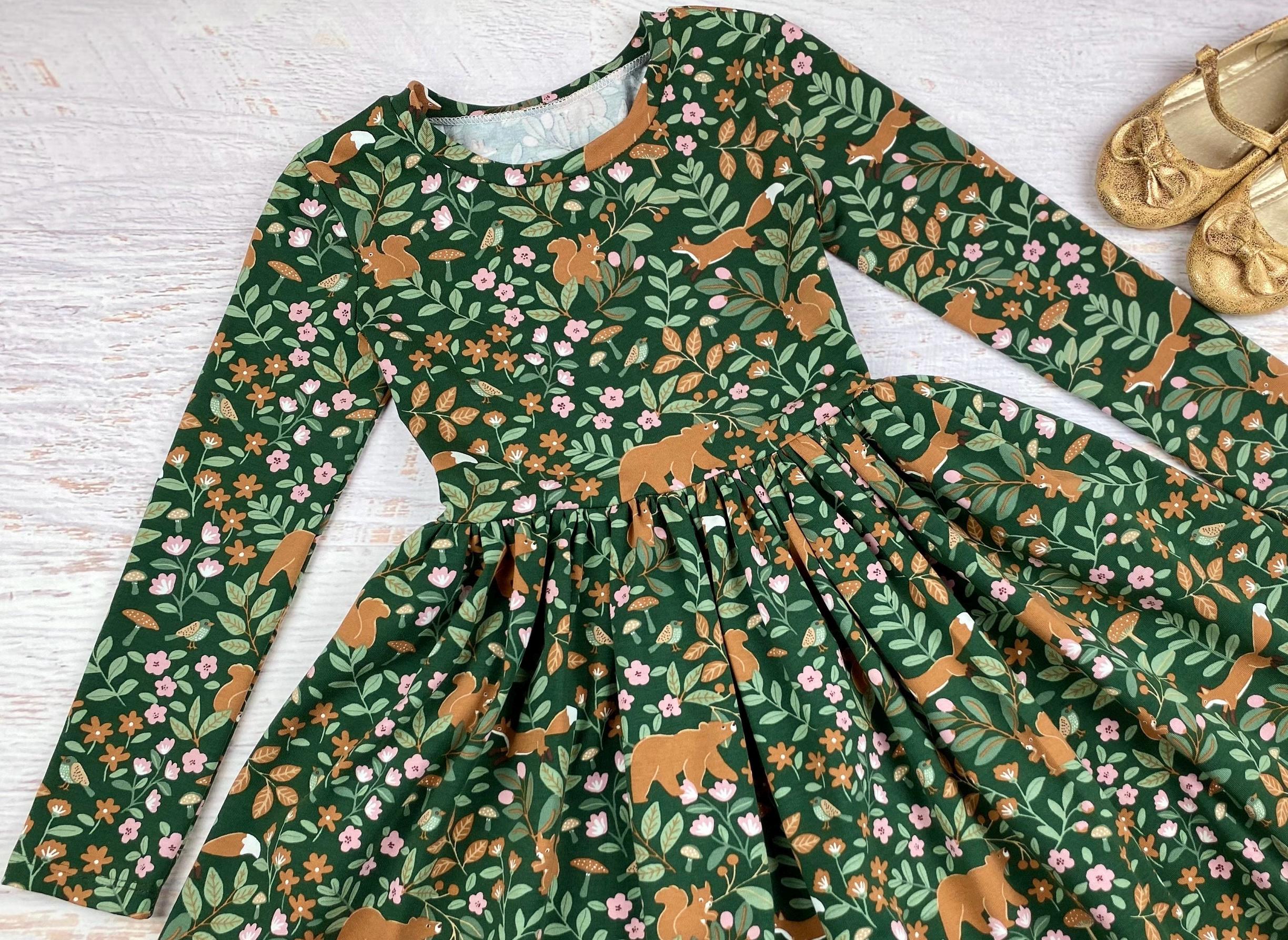 Forest Green Dress Toddler - Etsy