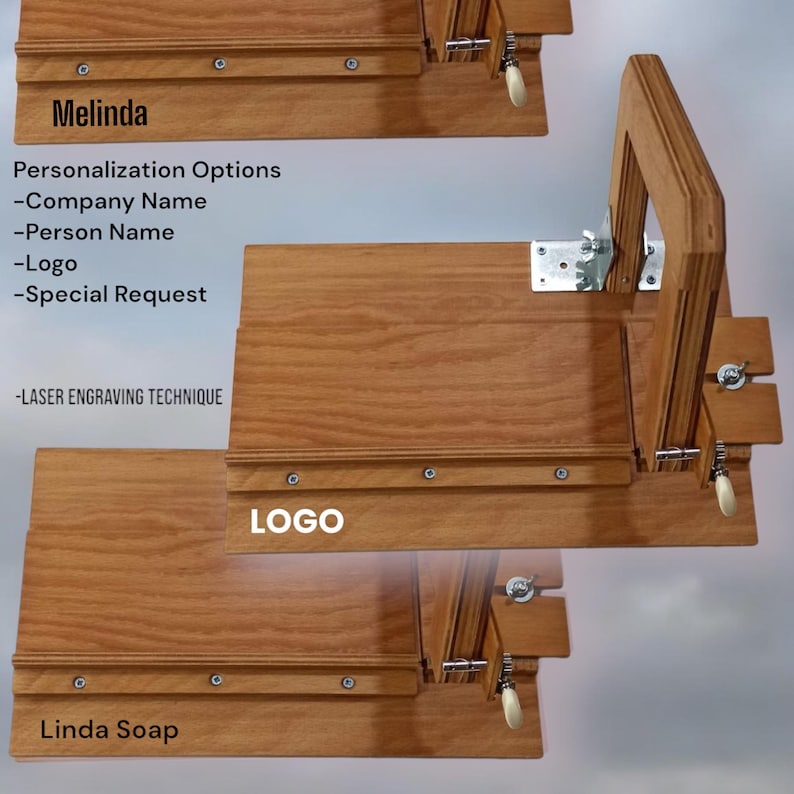 Wooden Soap Cutter, Personalization, Single Wire Soap Cutting Device