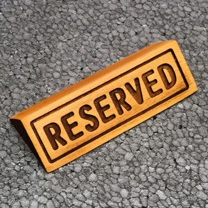 Wooden Reserved Sign - Etsy
