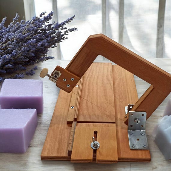 Handmade Adjustable Wooden Soap Cutter (Soap Cutter Pro), Soap Slicer, Single Wire Cutter, Handmade Wood Tool, soap cutter professional