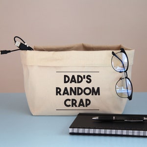 Organizzatore personalizzato per riporre oggetti casuali, regalo per la festa del papà, regalo personalizzato per papà, regalo di Natale per uomo, regalo per papà, prima festa del papà