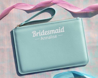 Pochette da damigella d'onore personalizzata, Regalo damigella d'onore, Regalo da damigella d'onore personalizzato, Borsa damigella d'onore, Pochette da sposa, Regalo per festa di nozze