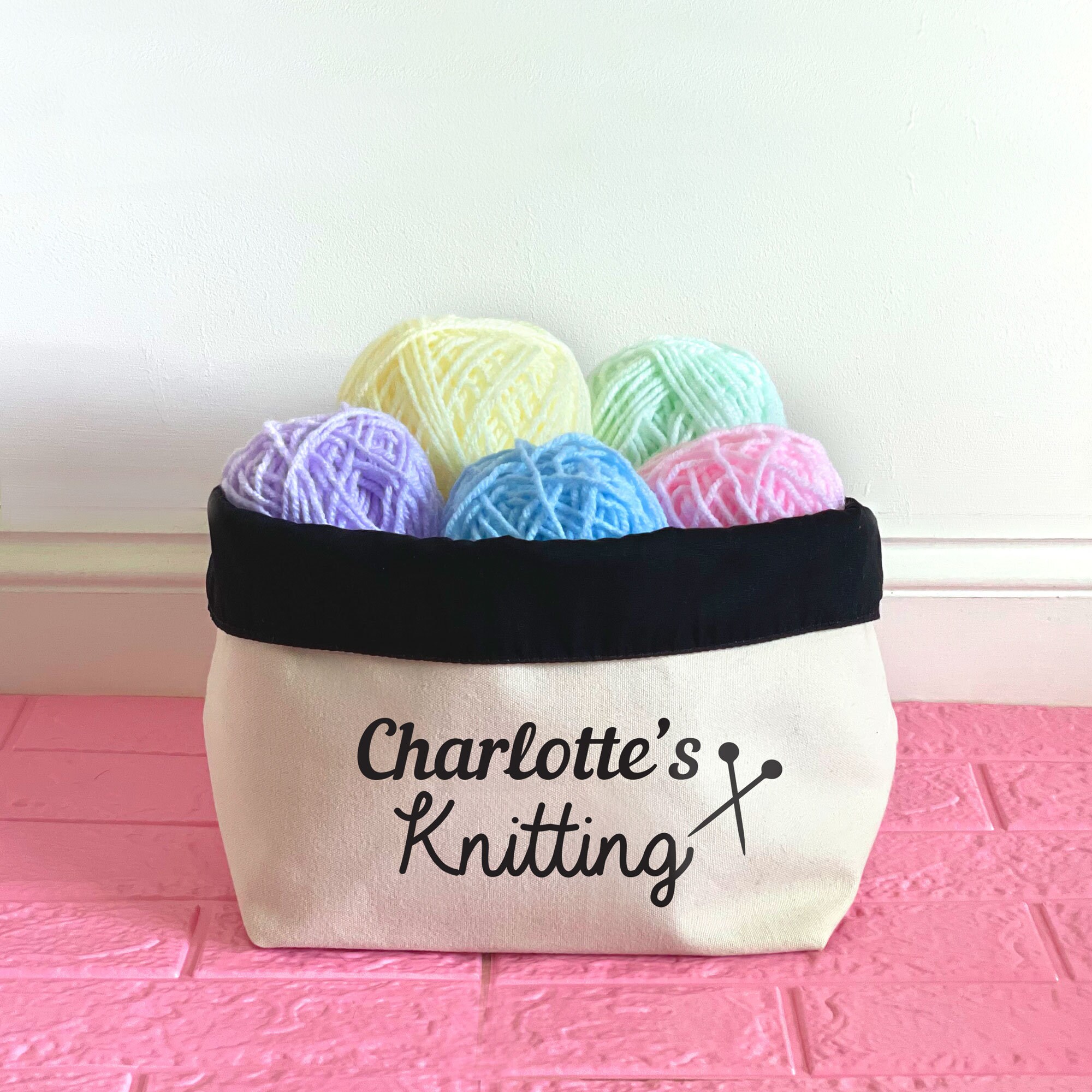 Personalised Knitting Organiser Personalised Knitting Gift Etsy UK