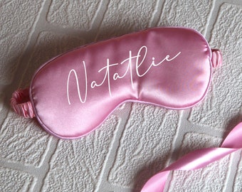 Personalised eye mask, Custom sleep mask, Wedding eye mask, Bridesmaid proposal, Bridmesmaid gift, Bride gift, Hen do gift