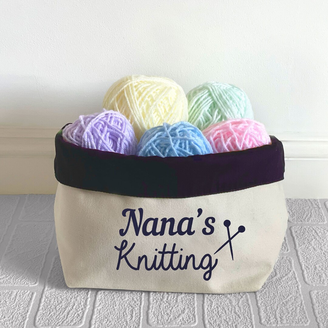 Personalised Knitting Organiser, Personalised Knitting Gift, Knitting