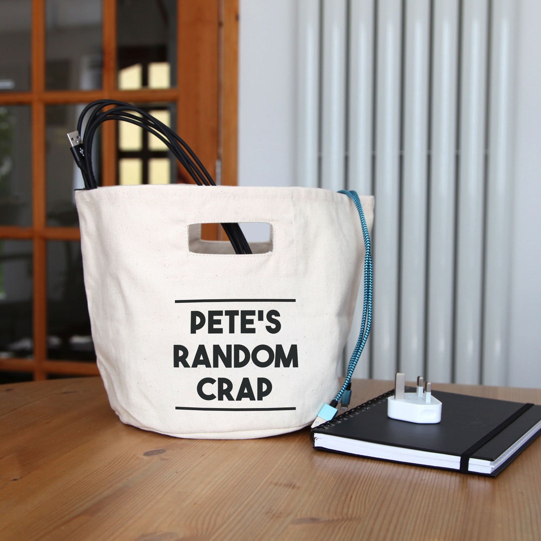 Personalised Random Crap Basket Father's Day Gift Etsy
