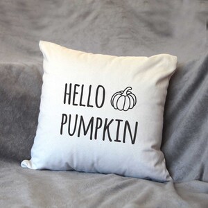 Hello pumpkin cushion, Halloween decor, Halloween pillow, Autumn pillow, Halloween decoration, Autumn decor, Autumn decoration