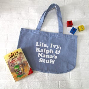 Personalised names and Mum bag, Mum tote bag, Mother&#39;s Day Bag, Mum Shopping Bag, Mother&#39;s Day Gift, New Mum gift, First Mothers Day