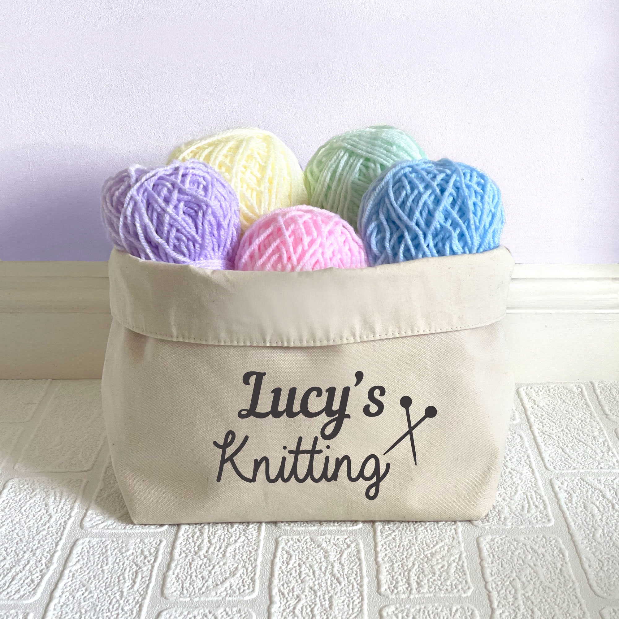 Personalised Knitting Organiser Personalised Knitting Gift Etsy UK