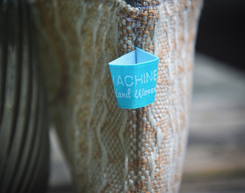 handmade large one-of-a-kind pouch Handwoven