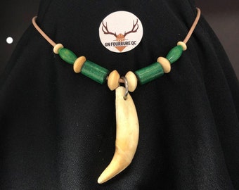 Tooth necklace, genuine