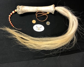 Whip made from Horse Hair and Bone