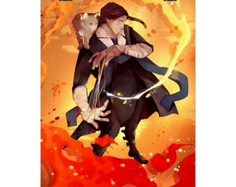 Caleb Widogast - web of fire Critical Role