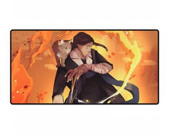 Critical Role Caleb Widogast Desk Mats for Gaming, Work & Home Office