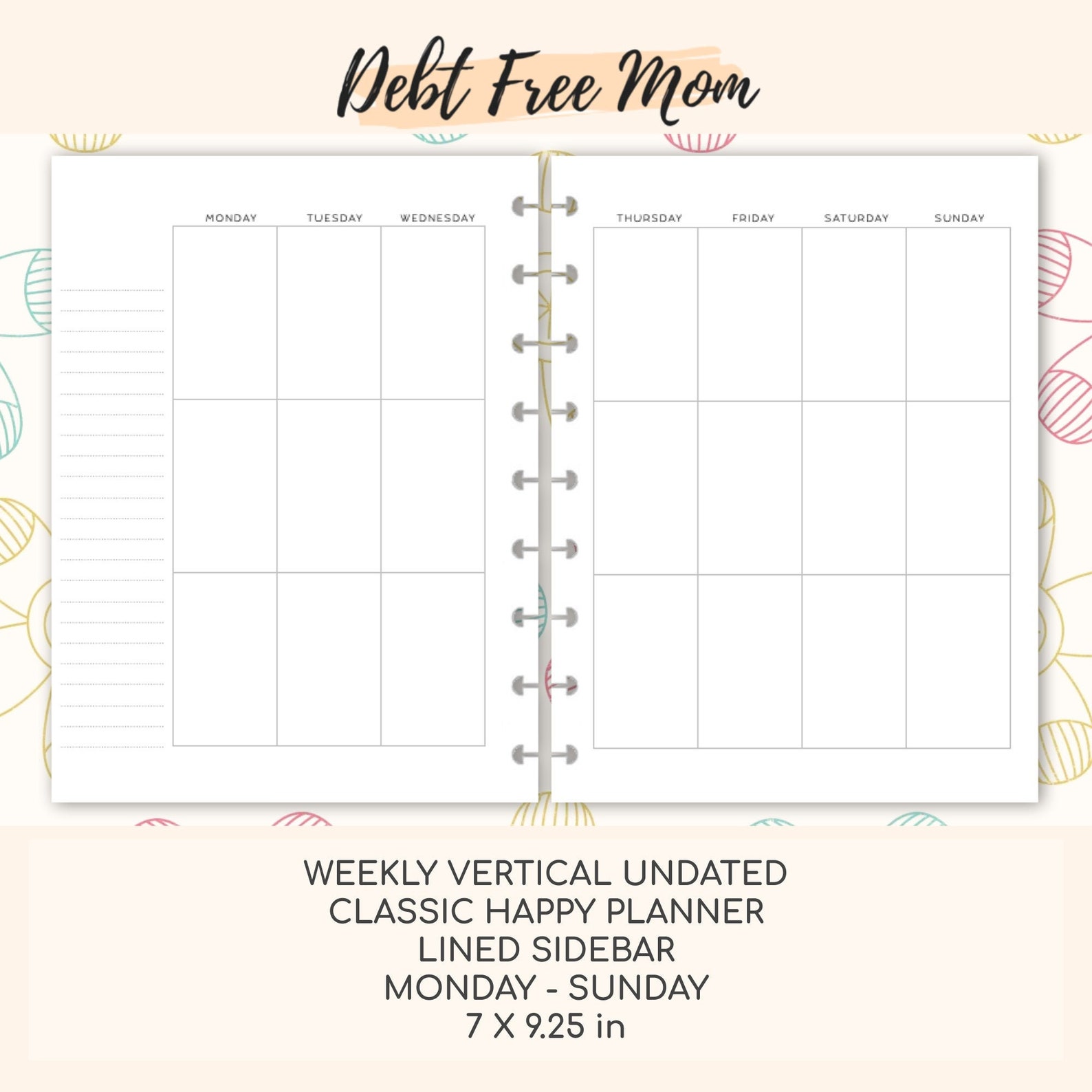 Happy Planner Printable Customize and Print