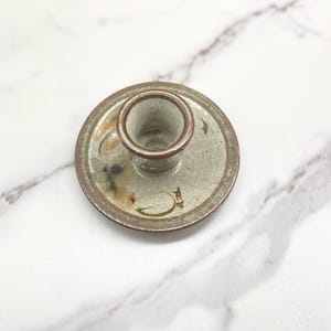 Ceramic candle holder | Artist signed