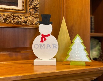 Personalized Snowman