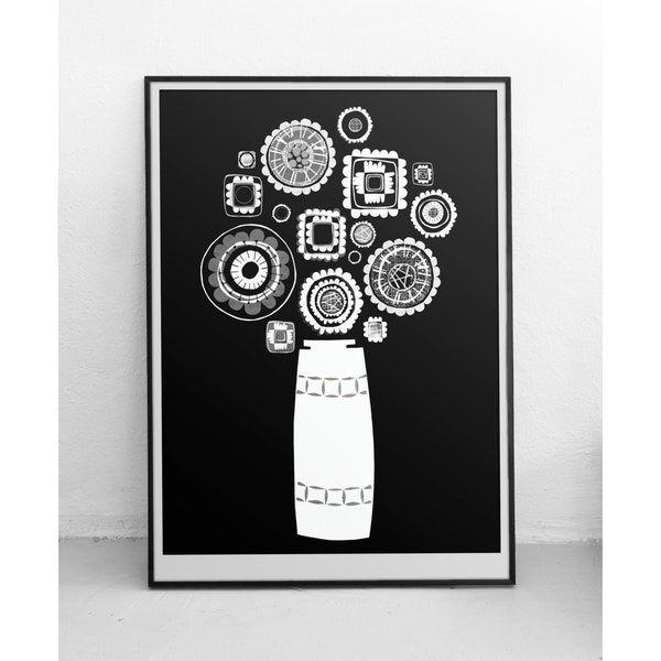 Mid Century Art Print Etsy UK