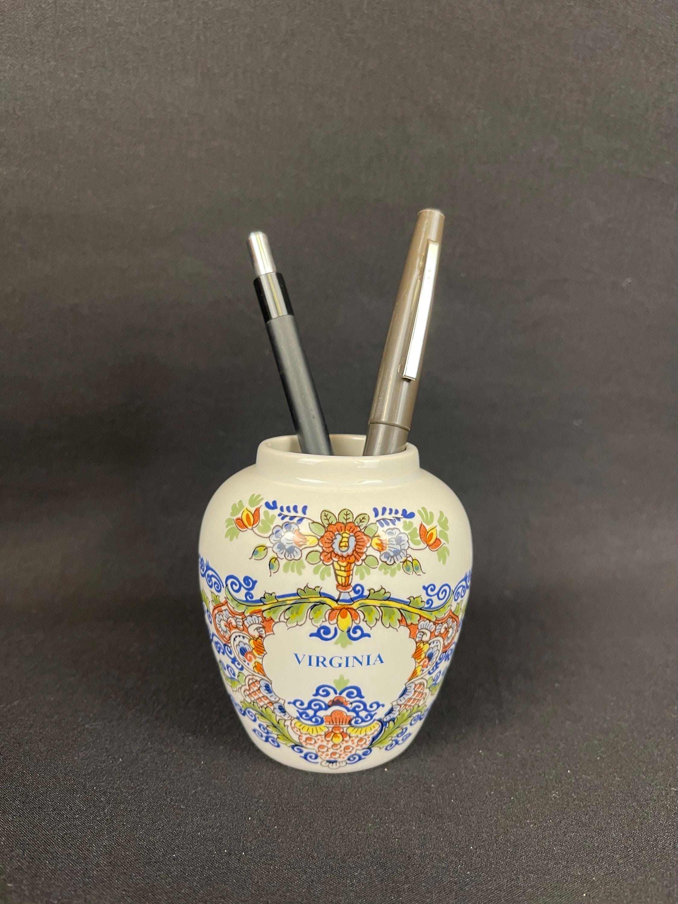 花瓶 オランダ製  Goedewaagen Vintage Royal Goedewaagen Delft Vase – Hand-painted Holland