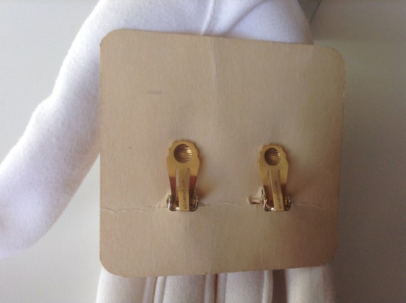 Honey Bunch Clip Earrings by Sarah Coventry - 60'… - image 2