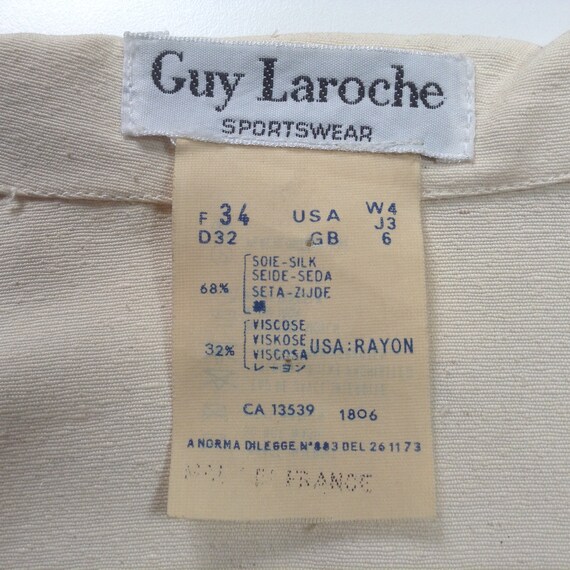 Guy Laroche Sport Dress and Vest - Small 80's Vin… - image 8