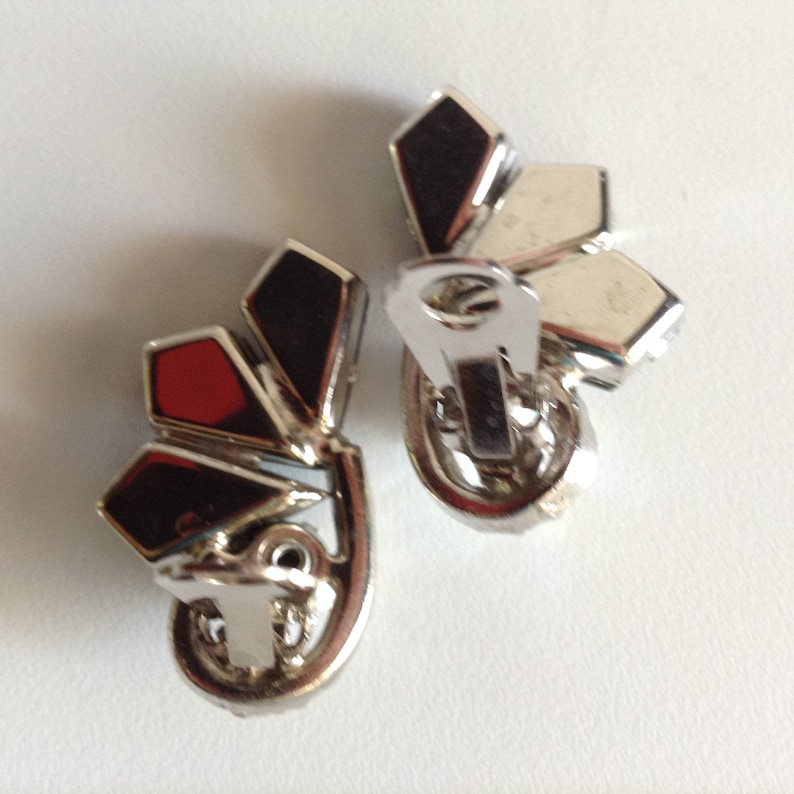 Vintage Juliana D /& E BIG Headlight AB Rhinestones Bracelet Smoky Kite Stone Demi Earrings!
