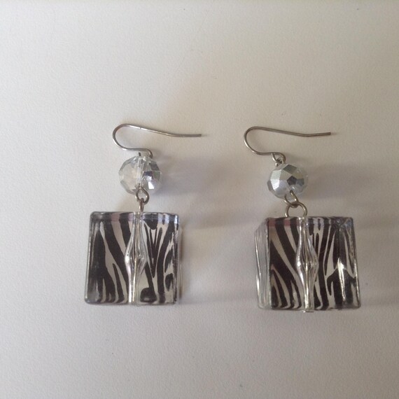 Big Modernist Zebra Lucite/Acrylic & Eloxal Alumi… - image 5