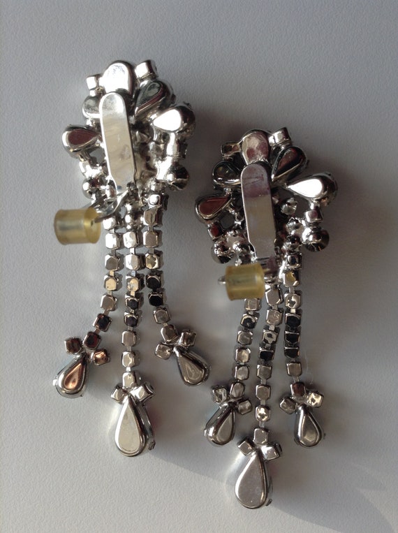 GLAM Hobe Clip Earrings - Faux Pearls, Aurora Bor… - image 3