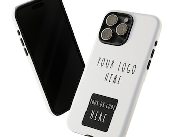 Personalized iphone 15 case with your Logo and Business QR Code