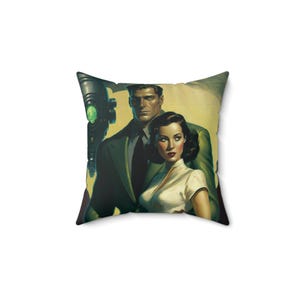 1940&#39;s Sci-Fi #4 Pillow